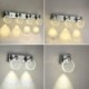 Nordic LED Wall Light Round Pie Lamp Hallway Living Room Light Crystal Bubble Wall Sconce