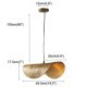 Lotus Leaf Pendant Light Modern Minimalist Brass Pendant Light Living Room Bedroom