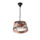 3 Light Decor Light Fixture Kitchen Island Living Room Vintage Wood+Iron Pendant Lamp