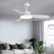 Modern Minimalist Ceiling Fan Lamp Inverter LED Fan Lamp For Living Room