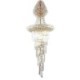 Modern European Graceful Long Pendant Luxury Crystal Chandelier Living Room Villa Duplex Staircase