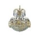 Classic Gold Color Pendant Light Living Room Bedroom Graceful Crystal Chandelier