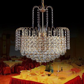 Modern Elegant Pendant Light Living Room Study Luxury Crystal Chandelier