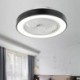 LED Acrylic Round Ceiling Lamp Modern Ceiling Fan Light With Remote Control