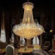 Duplex Staircase Living Room Elegant Crystal Chandelier European Pendant Light Long Hanging Chandelier