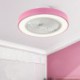 LED Acrylic Round Ceiling Lamp Modern Ceiling Fan Light With Remote Control