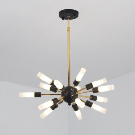 Restaurant Living Room Bedroom Lamp Nordic LED Pendant Light Creative Round Chandelier