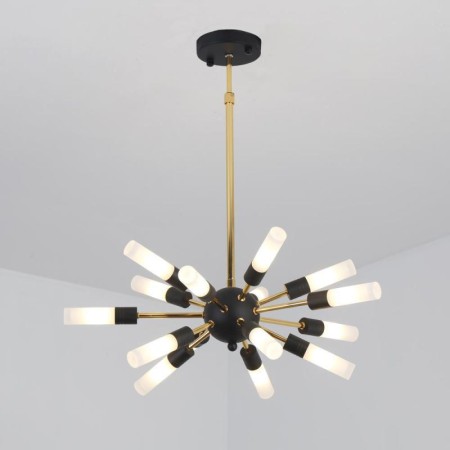 Restaurant Living Room Bedroom Lamp Nordic LED Pendant Light Creative Round Chandelier