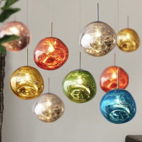 Colorful Irregular Lava Acrylic Pendant Light