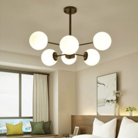 Nordic Spray Painting Pendant Light Living Room Bedroom Office Lighting