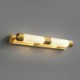 Front Light LED Wall Lamp Brass Acrylic Cylinder Mirror