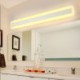 Modern Cosmetic Acrylic Wall Lamp With LED Wall Mirror For Bathroom
