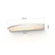 Modern 12W Wall Sconce Bathroom Lighting Stainless Steel Led Mirror Lighting