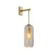 Bedroom Living Room Nordic Brass Wall Lamp Inner Hollow out Cylinder Glass Lamp Shade