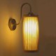 Creative Bamboo Wall Sconce Bedside Stairs Rural Lighting Waist Drum Design Wall Light