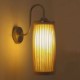 Creative Bamboo Wall Sconce Bedside Stairs Rural Lighting Waist Drum Design Wall Light