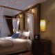 Creative Bamboo Wall Sconce Bedside Stairs Rural Lighting Waist Drum Design Wall Light