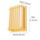 LED Wall Sconce Creative Wooden Wall Light Bedside Hallway Decorative Lighting Fence Design