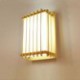 LED Wall Sconce Creative Wooden Wall Light Bedside Hallway Decorative Lighting Fence Design