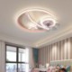 Creativity Ceiling Lamp For Living Room Bedroom LED Moon Star Ceiling Fan Light