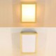 Hotel Room Lighting Simple Rectangle Wall Sconce Creative Wooden Wall Light
