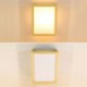 Hotel Room Lighting Simple Rectangle Wall Sconce Creative Wooden Wall Light