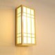 Modern Rectangle LED Wall Sconce Creative Simple Large Wall Light Bathhouse Steam Room Lighting