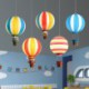 Acrylic Colorful Hot Air Balloon Pendant Light For Children's Room