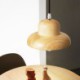 Hat Hanging Light For Living Room Bedroom Wood Pendant Light