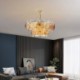 Home Deco Lighting Modern Spark Disc Chandelier Firework Glass Pendant Lamp