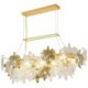 Home Decor Glass Lighting Maple Leaf Pendant Light