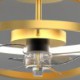 For Living Room, Modern Decor Led Ceiling Fan Light With Remote Control