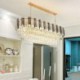 Luxury Oval Hanging Light For Villa Hotel Living Room Modern Crystal Pendant Light