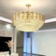 Crystal Ceiling Light For Living Room Hotel Lobby Luxury European Pendant Light