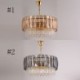 Crystal Gold Ceiling Light Luxury Pendant Light For Living Room Hotel Lobby