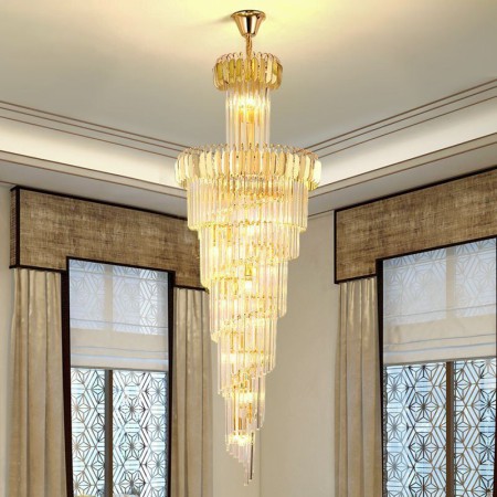 Large Ceiling Light Living Room Hotel Lobby Sparkling Pendant Light