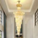 Large Ceiling Light Living Room Hotel Lobby Sparkling Pendant Light