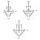 Contemporary Ceiling Light Fixtures for Living Room Hotel Modern Crystal Pendant Light