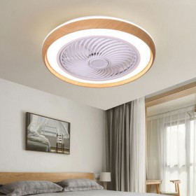 Intelligent Ceiling Fan with Stepless Dimming Light for Kitchen, Dining Room, and Bedroom Decoration