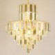 Contemporary Ceiling Light Fixtures for Living Room Hotel Modern Crystal Pendant Light