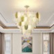 Crystal Elegant Leaf Pendant Light Living Room Ceiling Pendant Light