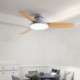 Bedroom LED Inverter Ceiling Fan With Light Remote Control Ventilador Wooden Ceiling Fans