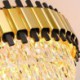 Ceiling Light with Modern Crystal Pendant Light for Living Room Hotel Dining Room