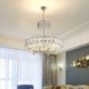 Modern Ceiling Light Hanging Light For Living Room Hotel White Crystal Pendant Light