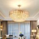 Modern K9 Crystal European Pendant Light for Living Room Hotel