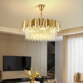 Beautiful Pendant Light K9 Crystal Ceiling Light For Hotel Lobby