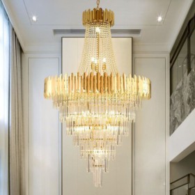 Beautiful Crystal Pendant Light Fixture For Living Room Hotel