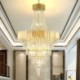 Beautiful Crystal Pendant Light Fixture For Living Room Hotel