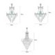 Beautiful Crystal Pendant Light Fixture For Living Room Hotel