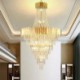Beautiful Crystal Pendant Light Fixture For Living Room Hotel